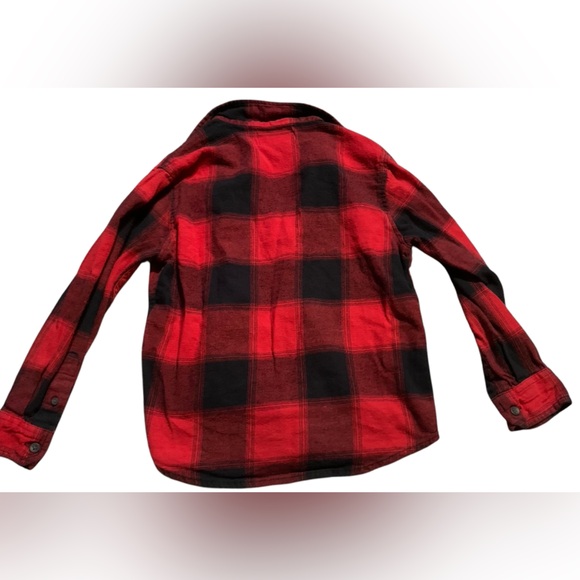 Old Navy boys small (6-7) button down flannel long sleeve shirt - Picture 3 of 3